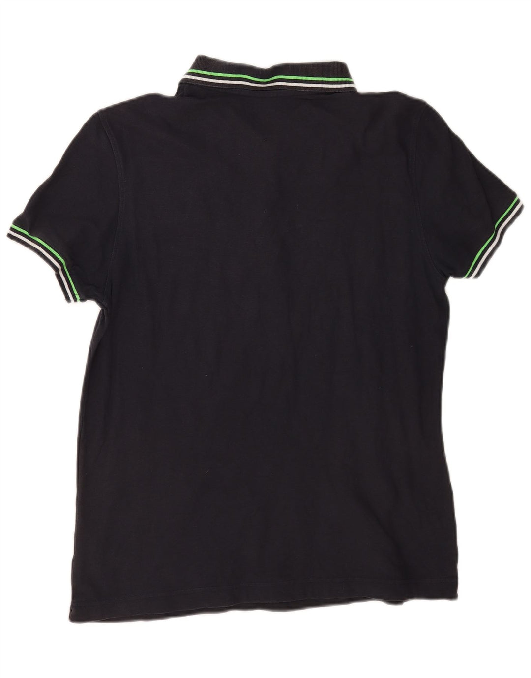 Lotto Mens Polo Shirt Medium Navy Blue Cotton