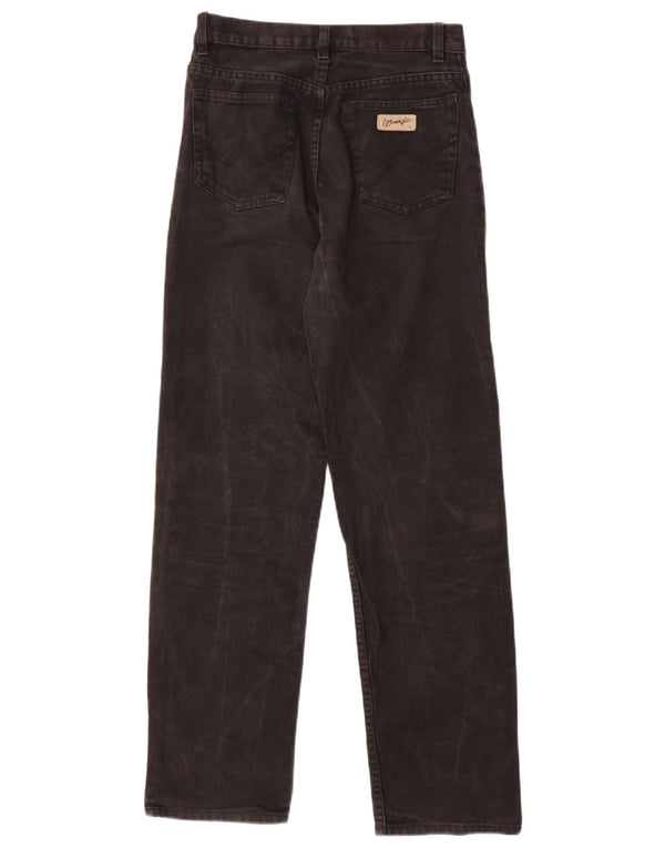Wrangler Mens Straight Jeans W29 L29 Black Cotton
