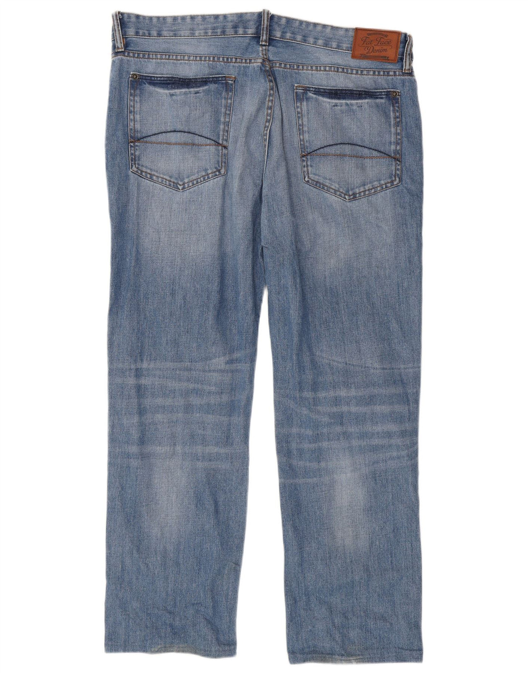 Fat Face Mens Straight Jeans W38 L29 Blue Cotton