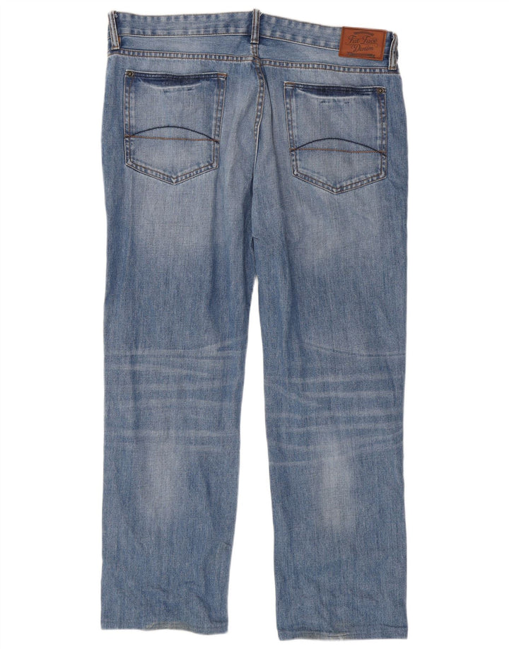 Fat Face Mens Straight Jeans W38 L29 Blue Cotton