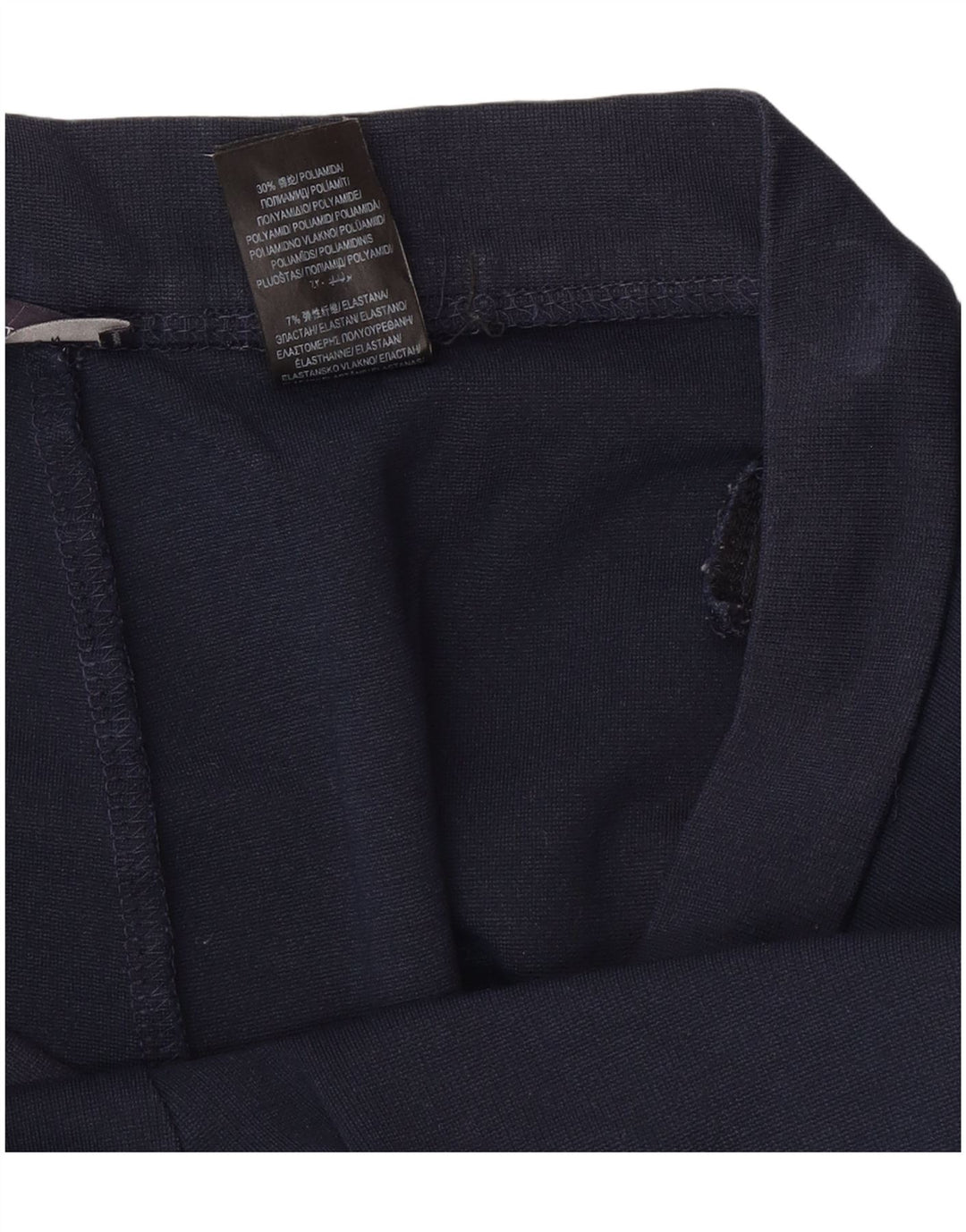 Marks & Spencer Womens Midi Skirt UK 12 Medium W30  Navy Blue Polyamide