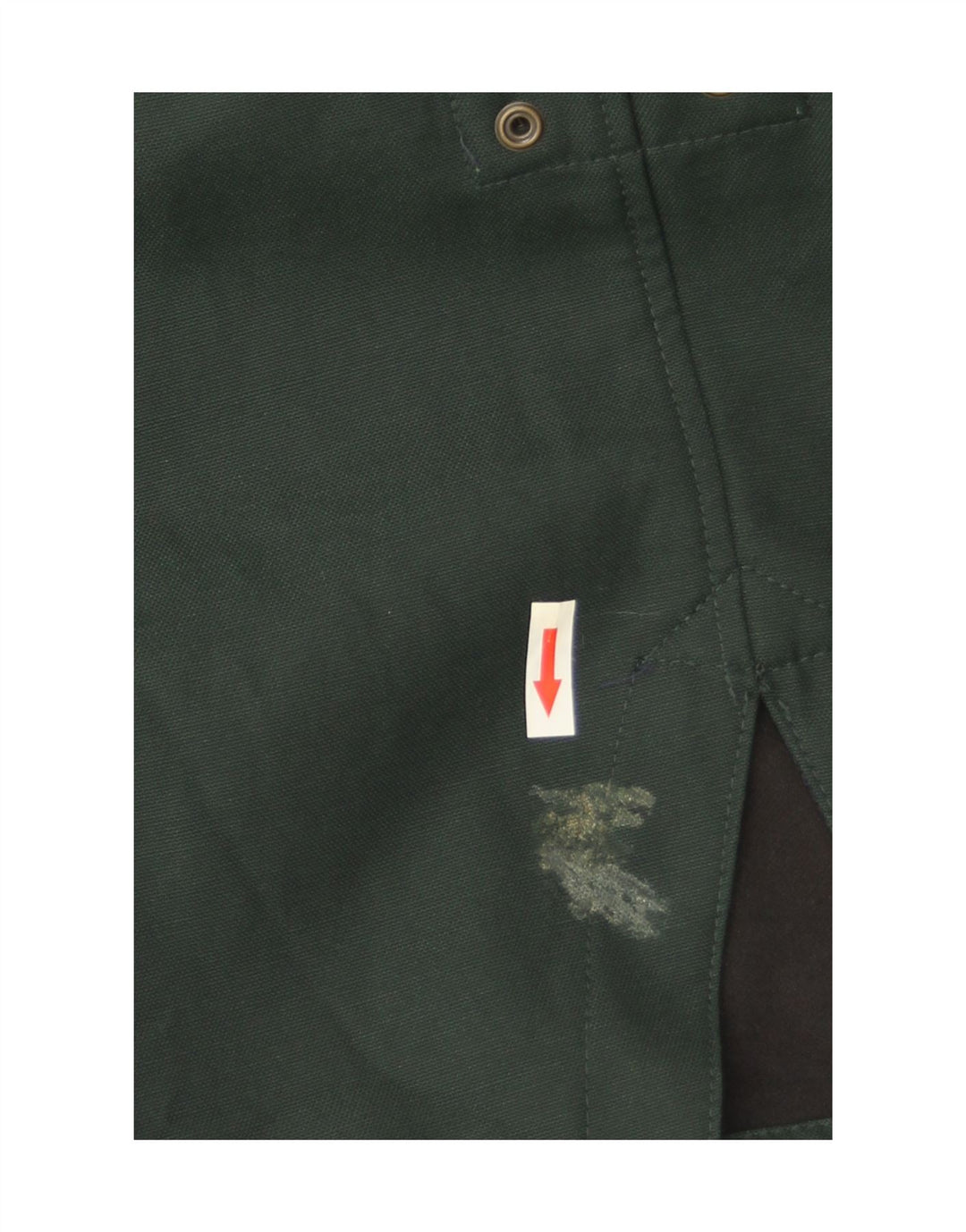 Zara Mens Hooded Parka Jacket UK 36 Small Green