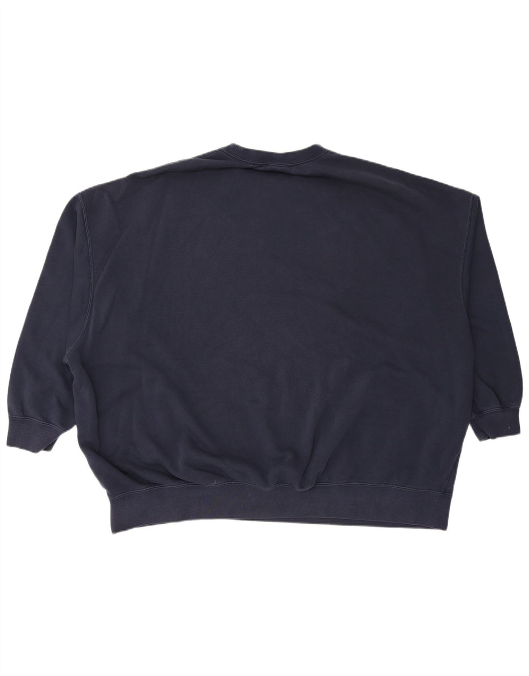 NIKE Womens Oversized Graphic Sweatshirt Jumper UK 16 Large Navy Blue