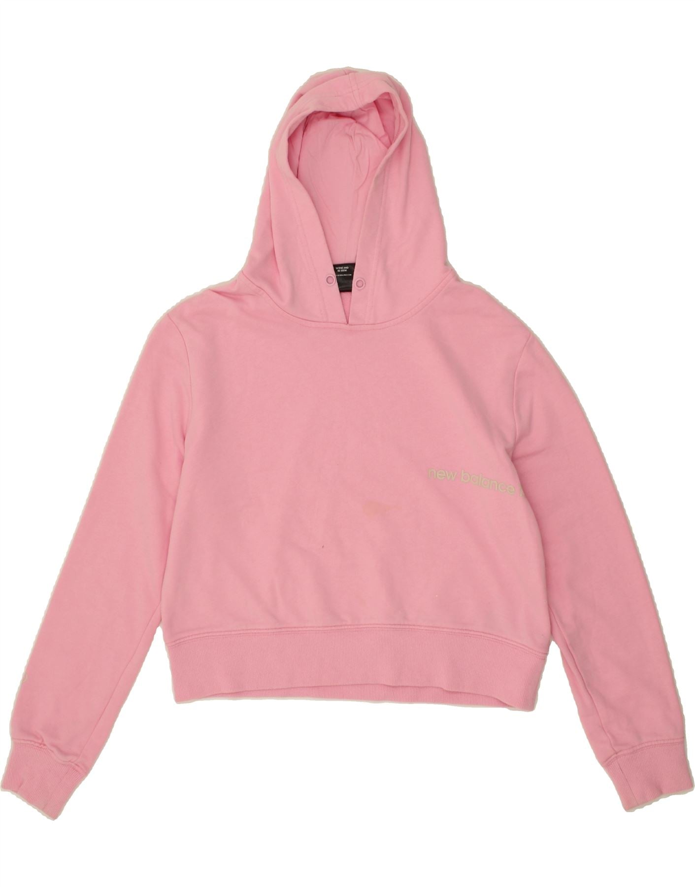 Hot pink cropped hoodie on sale