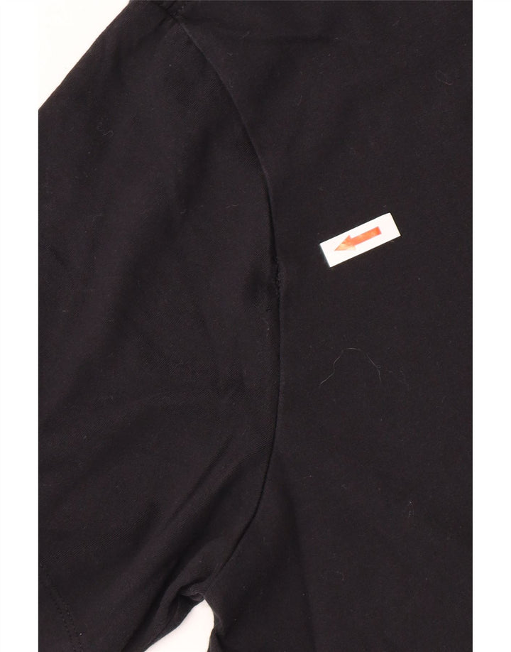Nike Mens Dri Fit Graphic T-Shirt Top Large Black Cotton