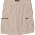 French Connection Mens Cargo Shorts W36 Large White Cotton