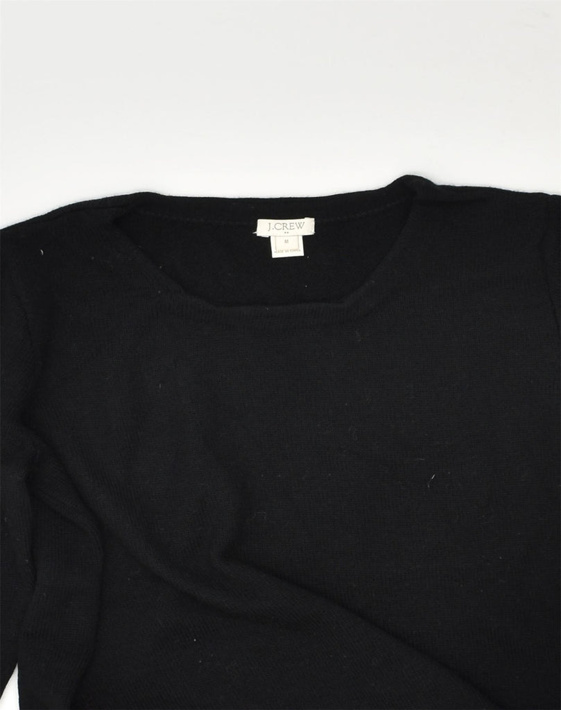 J. CREW Womens Crew Neck Jumper Sweater UK 14 Medium Black | Vintage J. Crew | Thrift | Second-Hand J. Crew | Used Clothing | Messina Hembry 