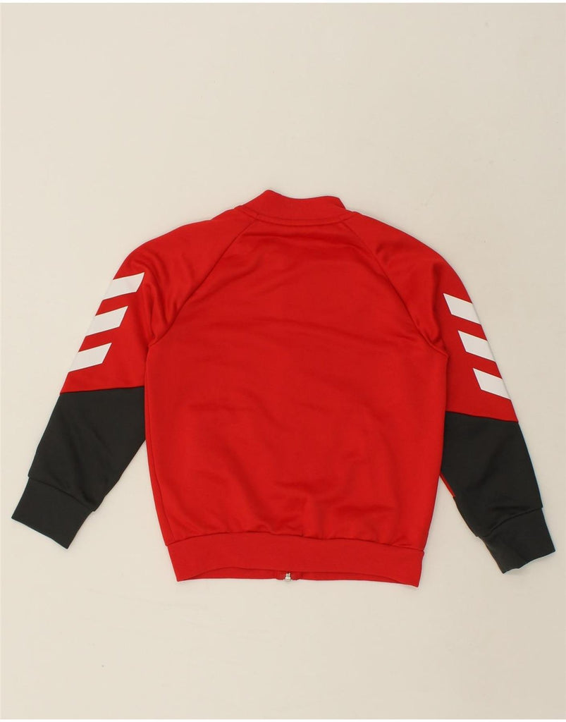 ADIDAS Boys Tracksuit Top Jacket 7-8 Years Red Polyester | Vintage Adidas | Thrift | Second-Hand Adidas | Used Clothing | Messina Hembry 