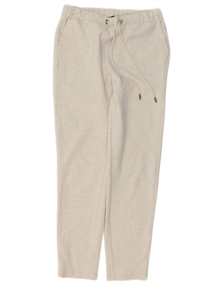 Marks & Spencer Womens Tracksuit Trousers UK 8 Small Beige Flecked