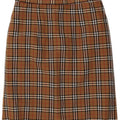 VINTAGE Womens Pencil Skirt W28 Medium  Brown Check