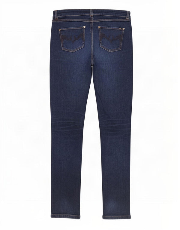 Oasis Womens Cherry Skinny Jeans UK 10 Small W28 L31 Navy Blue Cotton