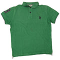 U.S. Polo Assn. Mens Graphic Shirt Medium Green Cotton