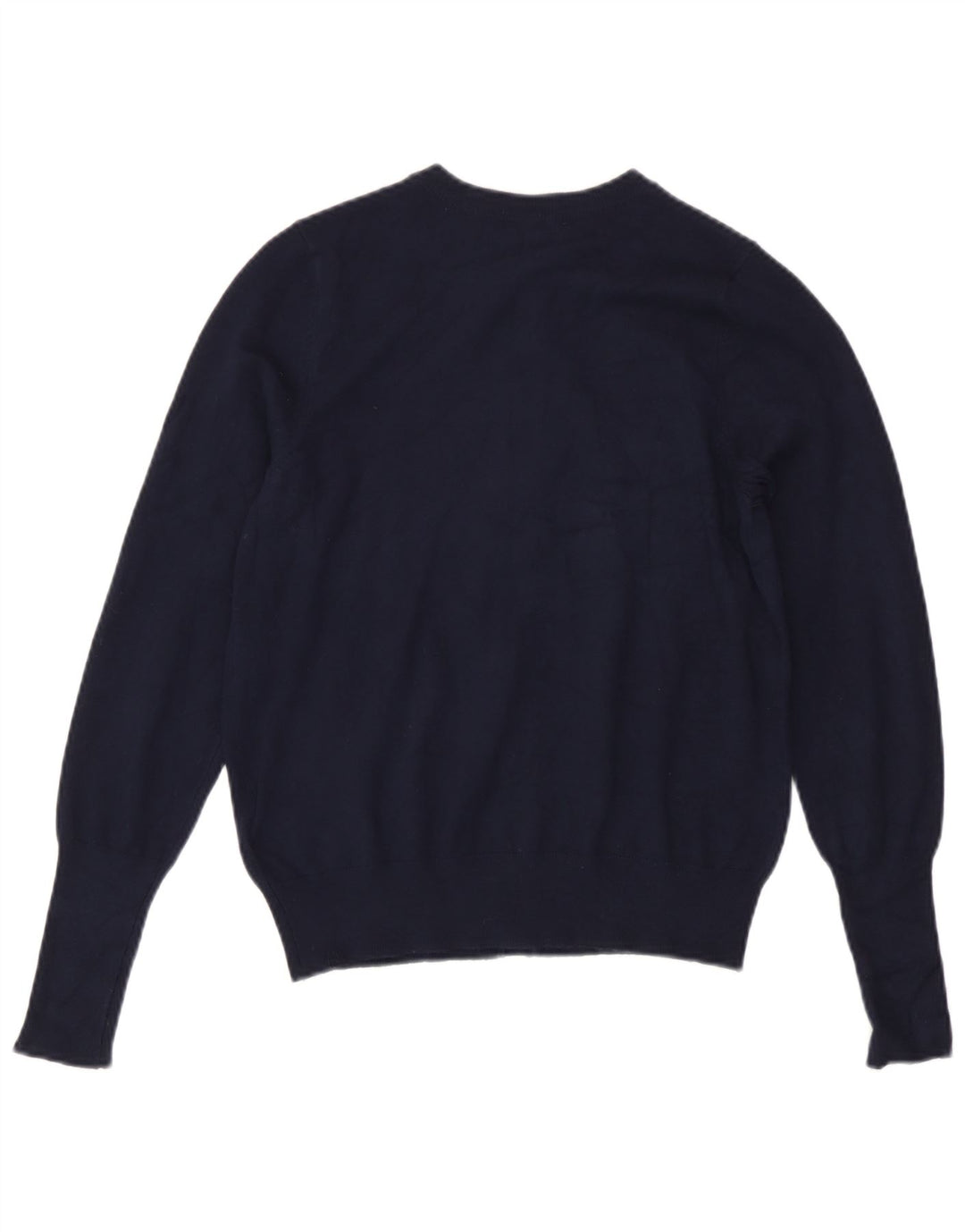 Marks & Spencer Womens Cardigan Sweater UK 10 Small Navy Blue Viscose