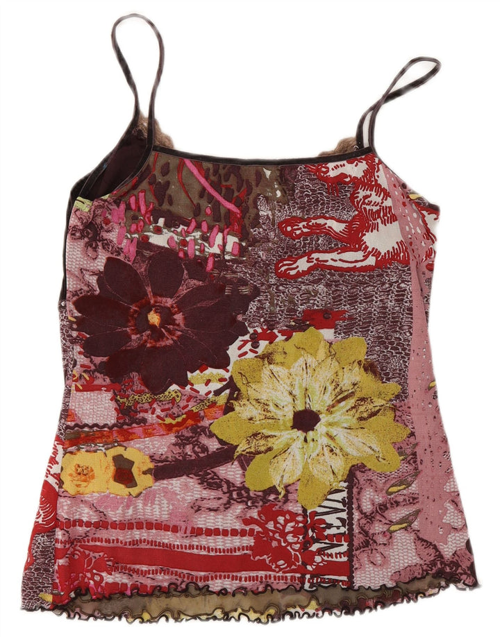 Marc Aurel Womens Cami Top EU 40 Medium Multicoloured Floral Polyamide