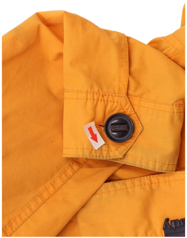 Superdry Mens Graphic Windbreaker Jacket UK 40 Large Orange Colourblock
