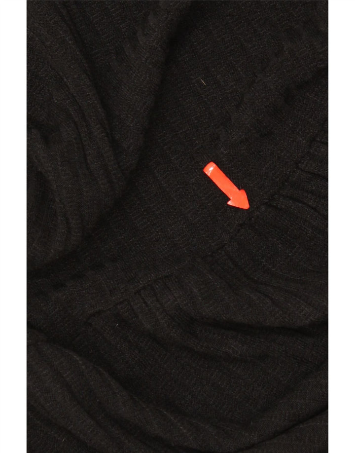 Zara Womens Jumper Dress UK 10 Small Black