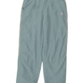 Adidas Womens Windbreaker Trousers UK 12 Medium Blue Polyester