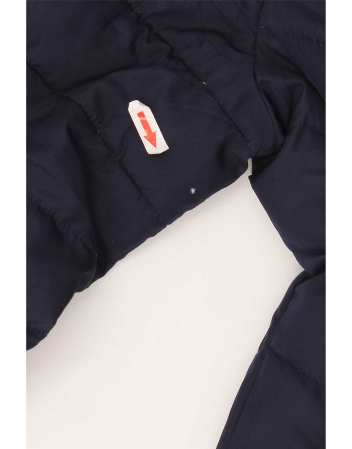 Gap Womens Padded Jacket UK 14 Medium Navy Blue Polyester