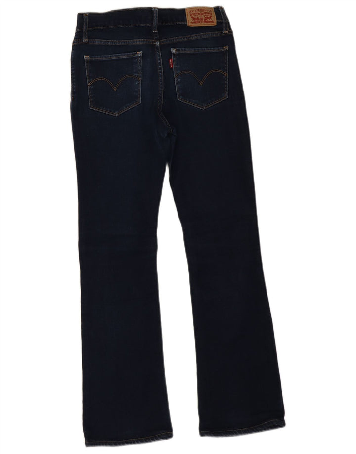 Levi's Womens 715 Bootcut Jeans W26 L27 Navy Blue Cotton