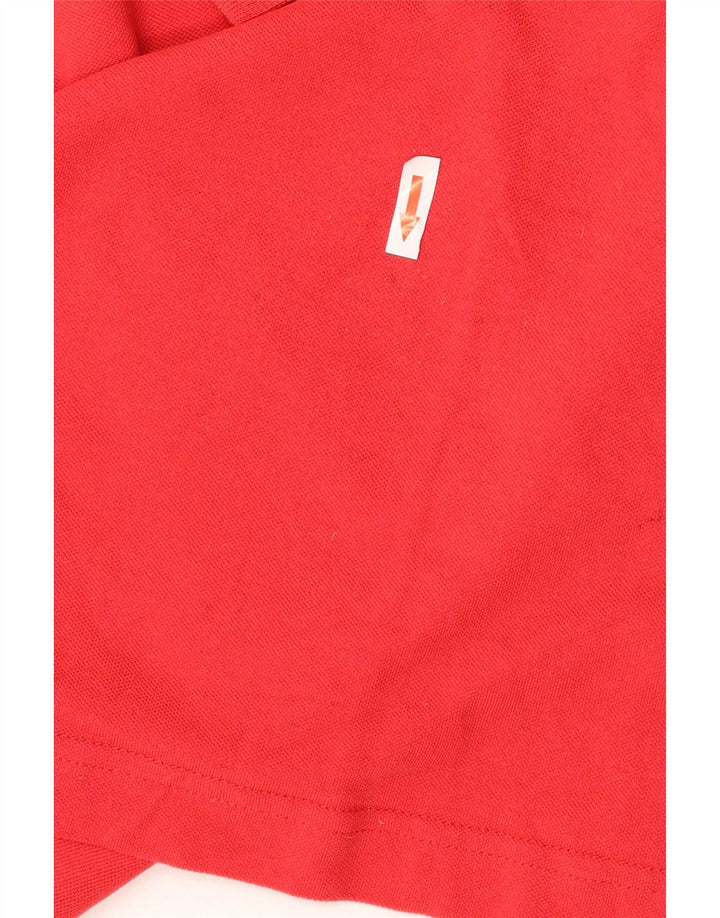 Kappa Mens Polo Shirt Large Red Cotton