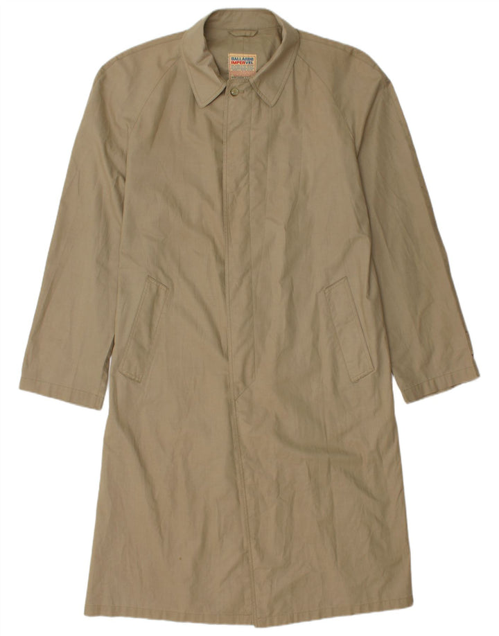 Ballarini Mens Trench Coat IT 52 XL Beige