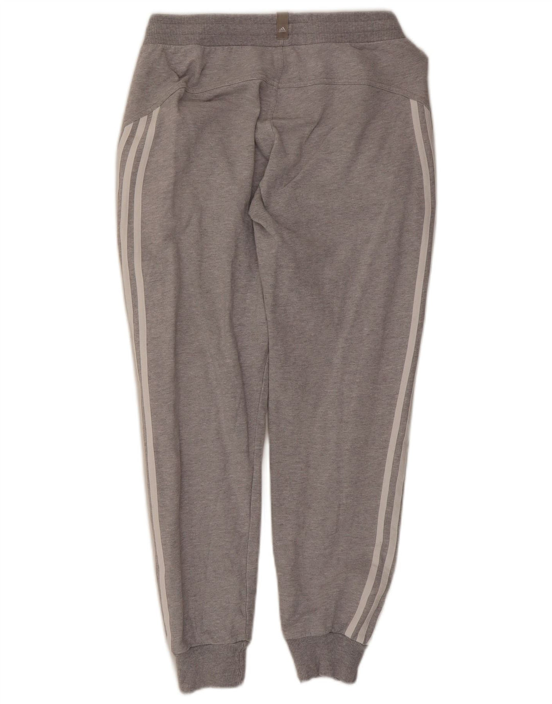 Adidas Womens Tracksuit Trousers Joggers Medium Grey Cotton