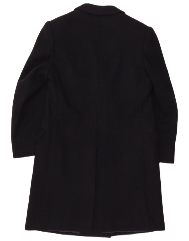 Carlo Bardelli Mens Double Breasted Coat UK 36 Small Navy Blue