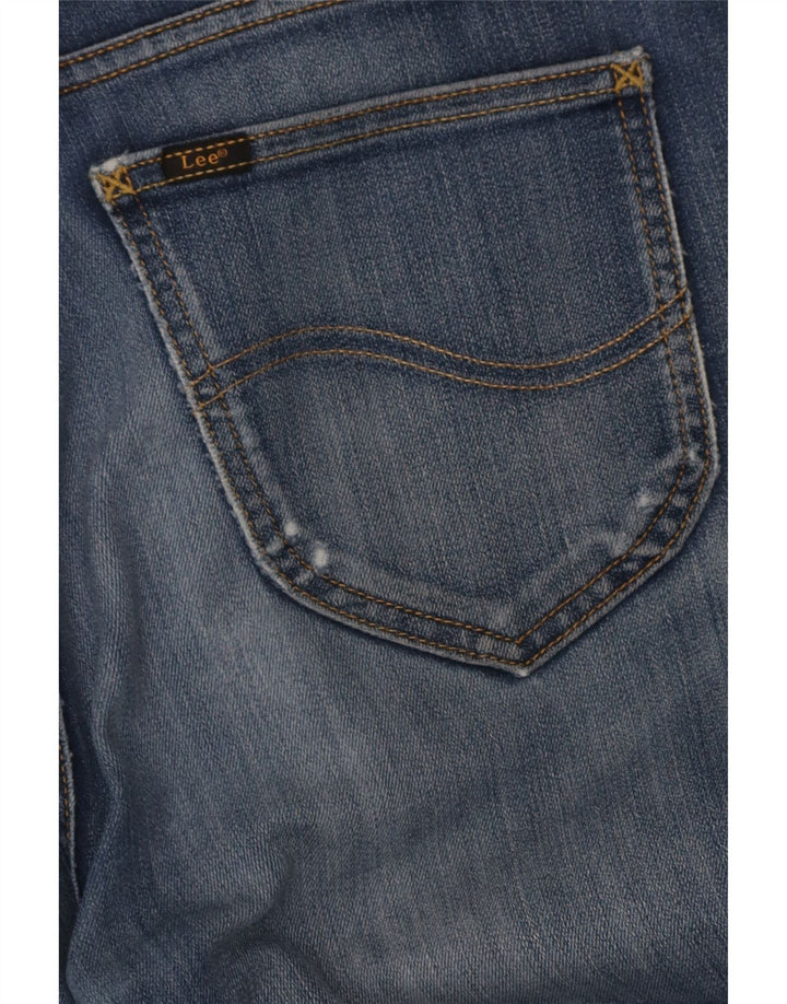 Lee Mens Rider Slim Jeans W34 L32 Blue Cotton