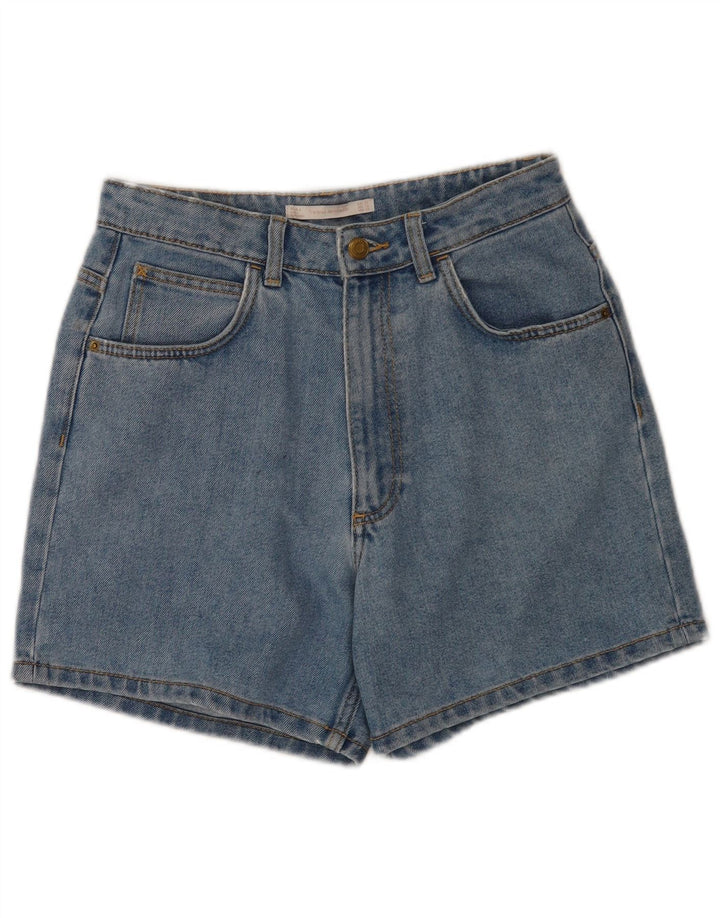 Zara Womens Trafaluc Denim Shorts EU 38 Small W28 Blue