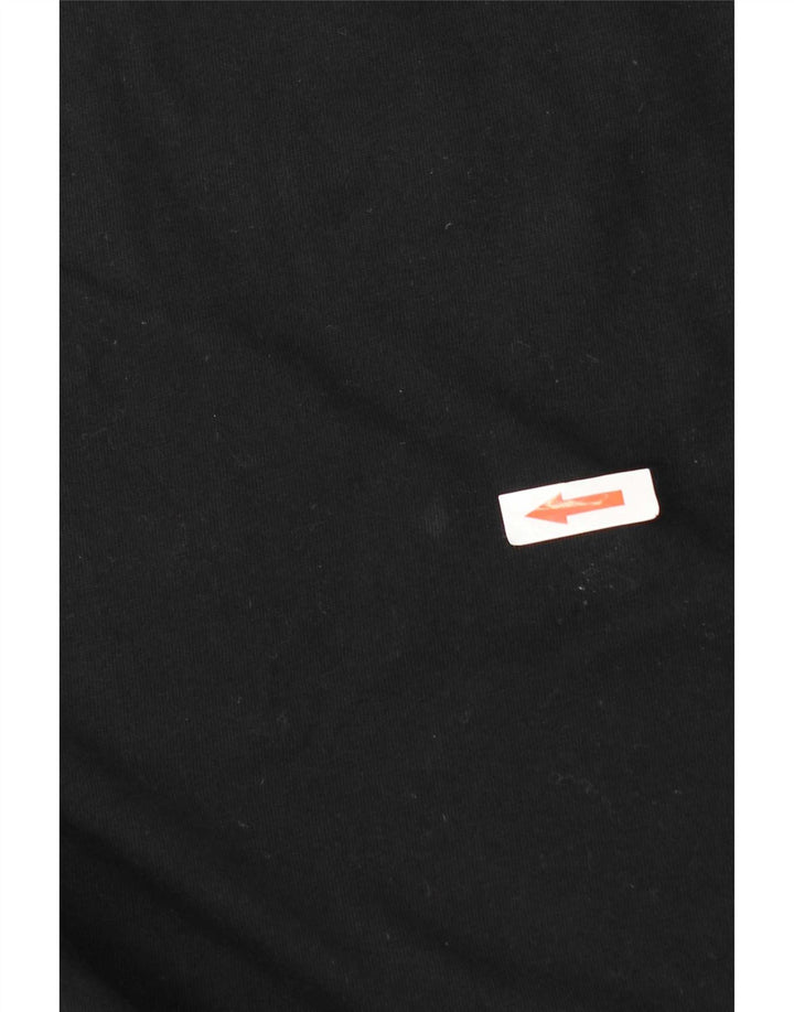 Hugo Boss Mens T-Shirt Top XL Black Cotton