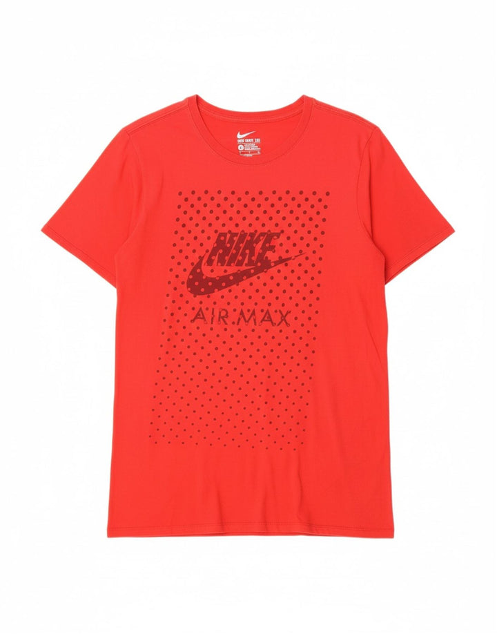 NIKE Mens Athletic Cut Graphic T-Shirt Top Small Red Spotted