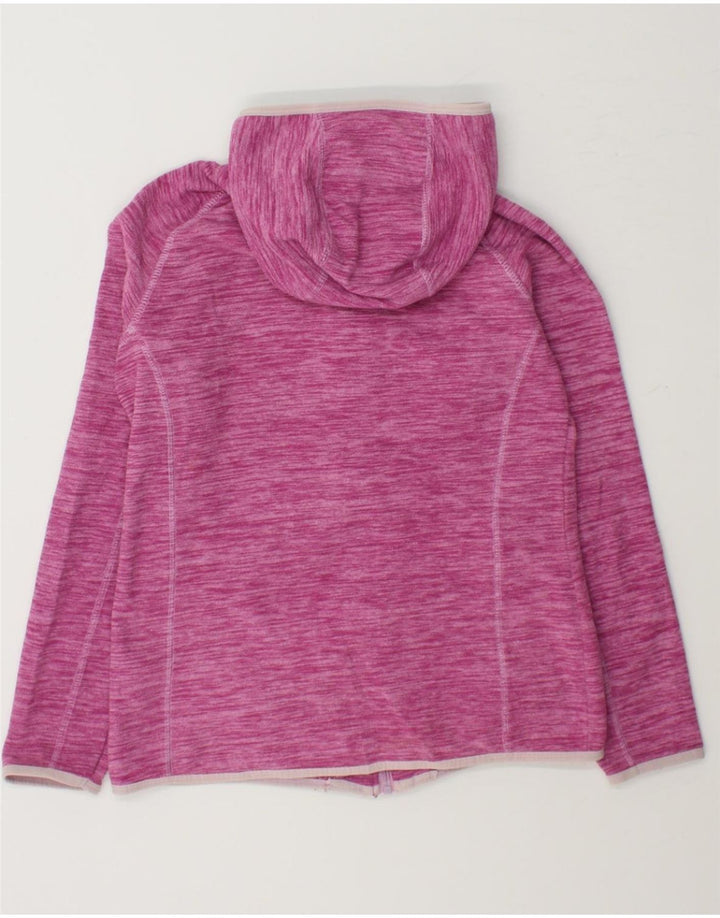 MOUNTAIN WAREHOUSE Womens Hooded Fleece Jacket UK 10 Small Pink Polyester Vintage Mountain Warehouse and Second-Hand Mountain Warehouse from Messina Hembry 