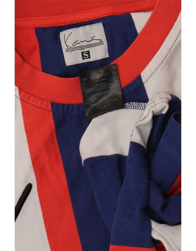 KARL KANI Womens Oversized Graphic T-Shirt Top UK 10 Small Navy Blue Vintage Karl Kani and Second-Hand Karl Kani from Messina Hembry 