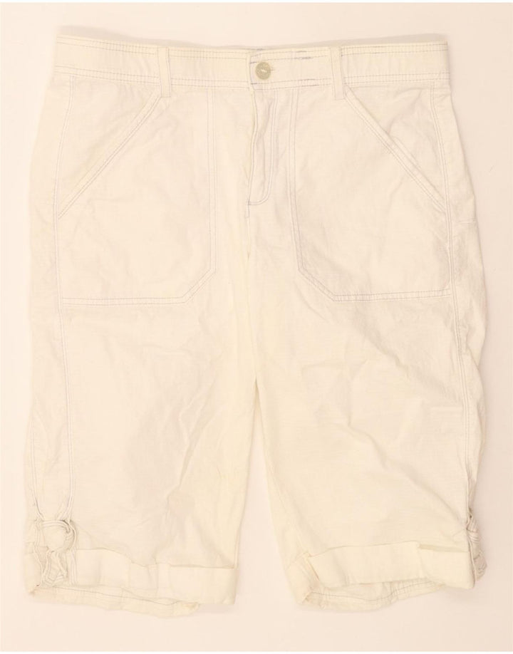 LEE Womens Casual Shorts US 14 XL W34  White Cotton Vintage Lee and Second-Hand Lee from Messina Hembry 