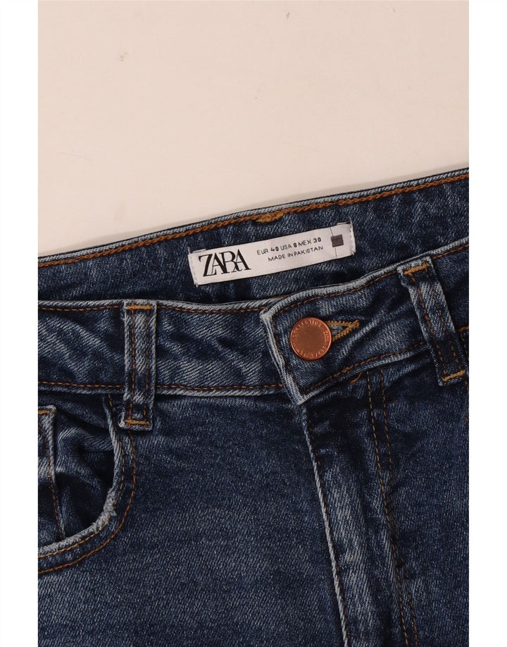 Zara Womens Flared Jeans EU 40 Medium W30 L34 Blue