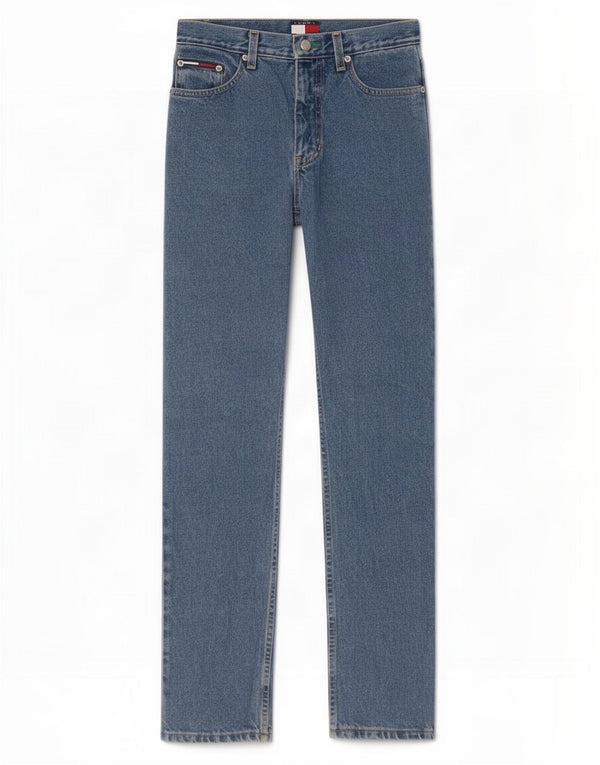 Tommy Hilfiger Womens Straight Jeans W32 L32 Blue Cotton