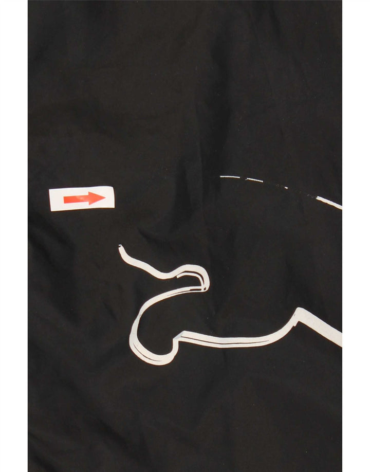 Puma Mens Graphic Tracksuit Trousers Medium  Black Polyamide