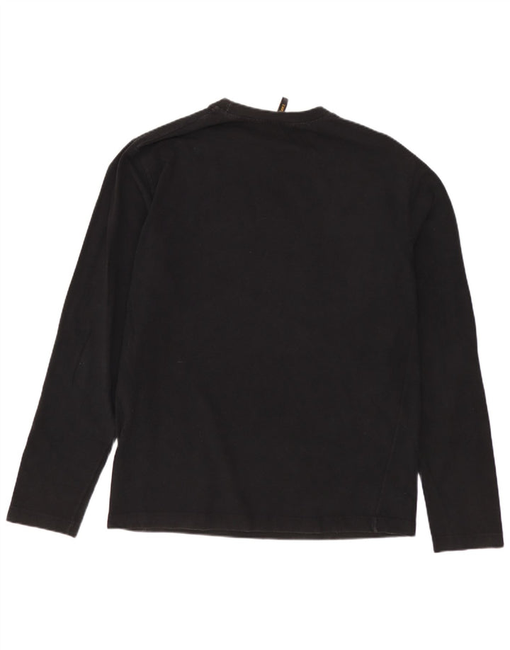 LEE Mens Top Long Sleeve Medium Black Cotton