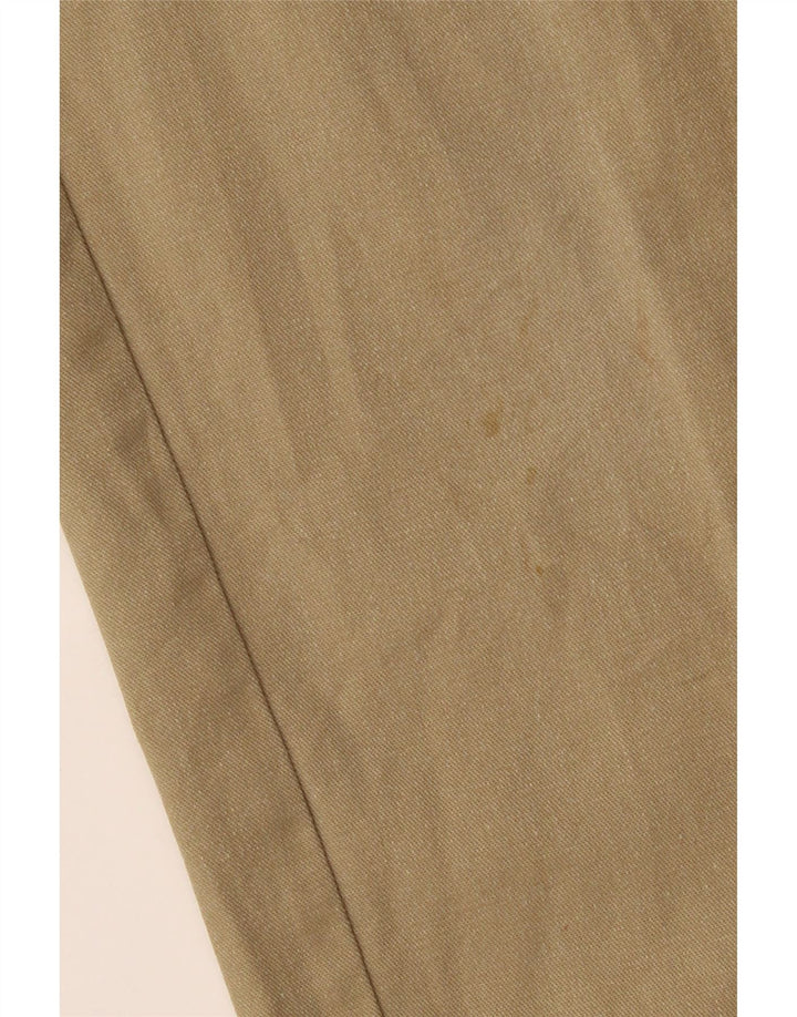 DICKIES Mens Straight Chino Trousers W32 L32 Beige Polyester
