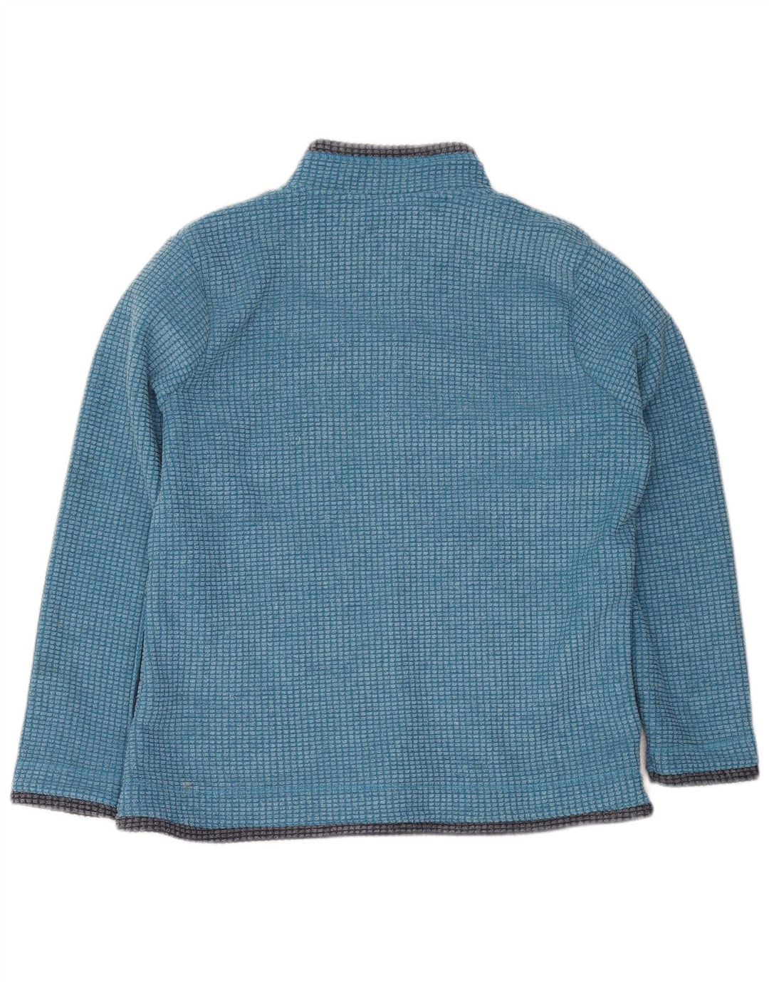Weird Fish Womens Fleece Jacket UK 18 XL Blue Colourblock Polyester