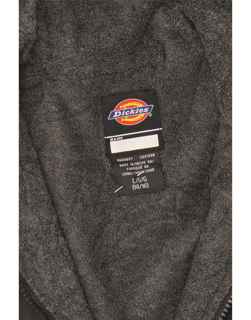 DICKIES Boys Grant Fit Hooded Windbreaker Jacket 14-15 Years Large  Black Vintage Dickies and Second-Hand Dickies from Messina Hembry 
