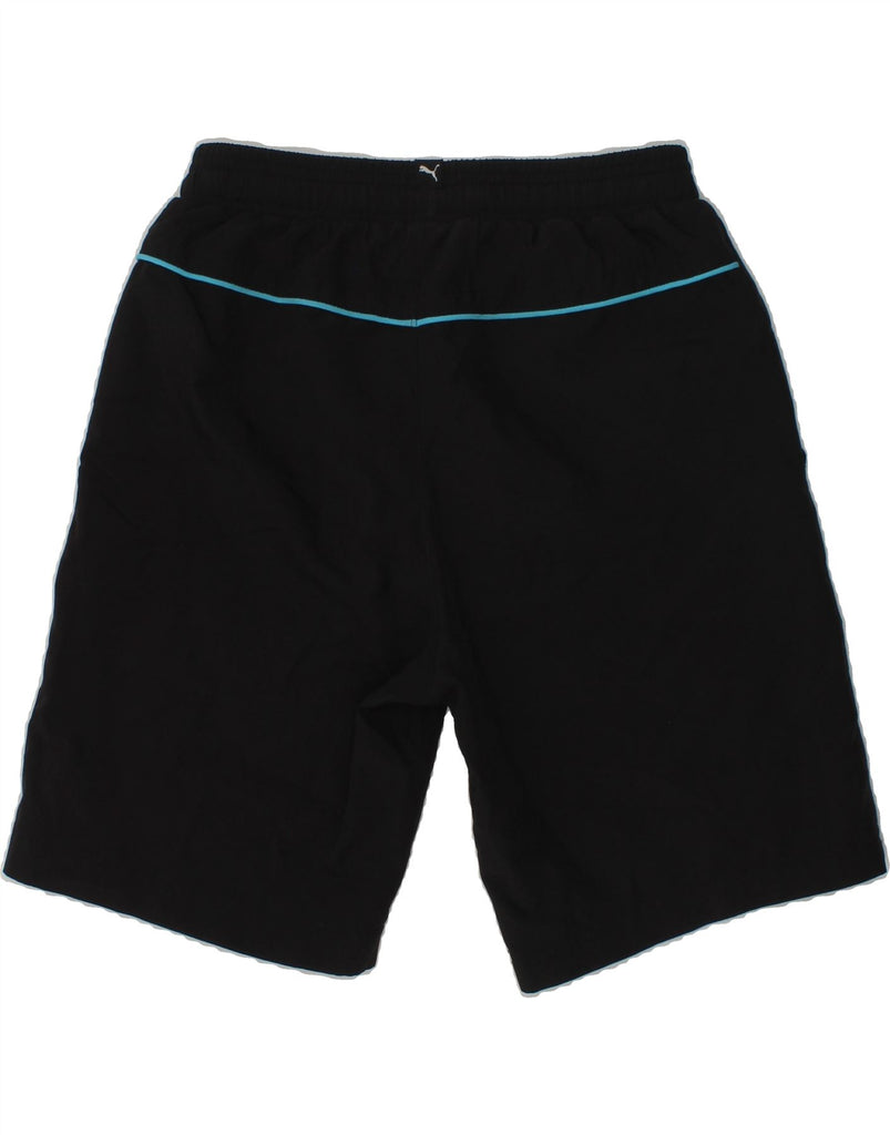 PUMA Boys Sport Shorts 9-10 Years Black | Vintage Puma | Thrift | Second-Hand Puma | Used Clothing | Messina Hembry 