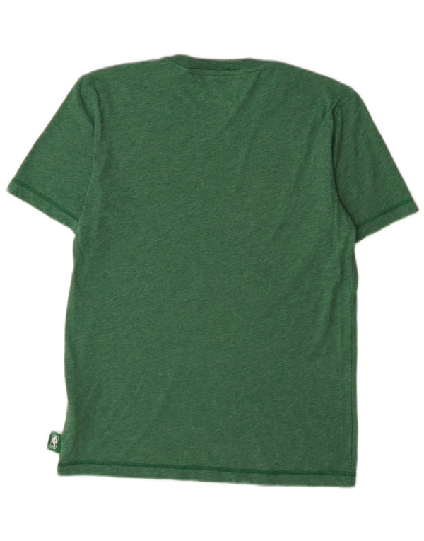 Adidas Mens Boston Celtics Graphic T-Shirt Top Small Green Polyester