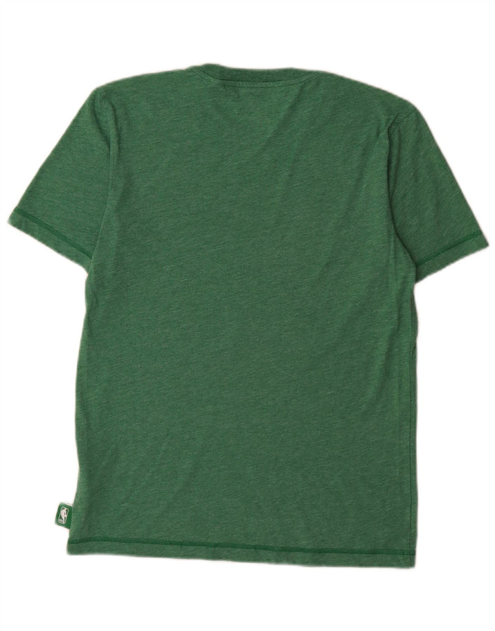 Adidas Mens Boston Celtics Graphic T-Shirt Top Small Green Polyester