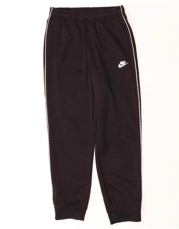 Nike Boys Graphic Tracksuit Trousers Joggers 13-14 Years XL Black Polyester