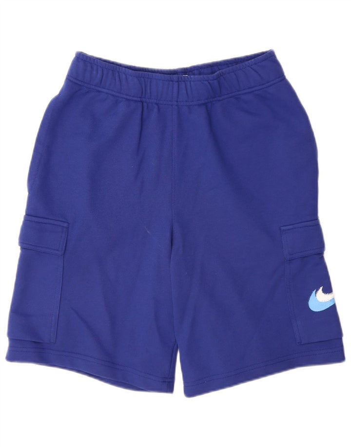 Nike Mens Graphic Sport Shorts XS Blue Cotton