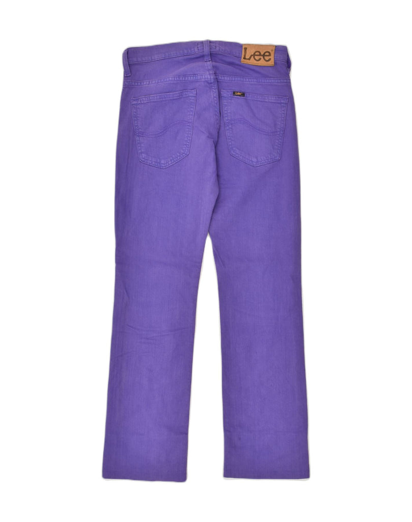 LEE Womens Straight Jeans W29 L29  Purple Cotton | Vintage Lee | Thrift | Second-Hand Lee | Used Clothing | Messina Hembry 