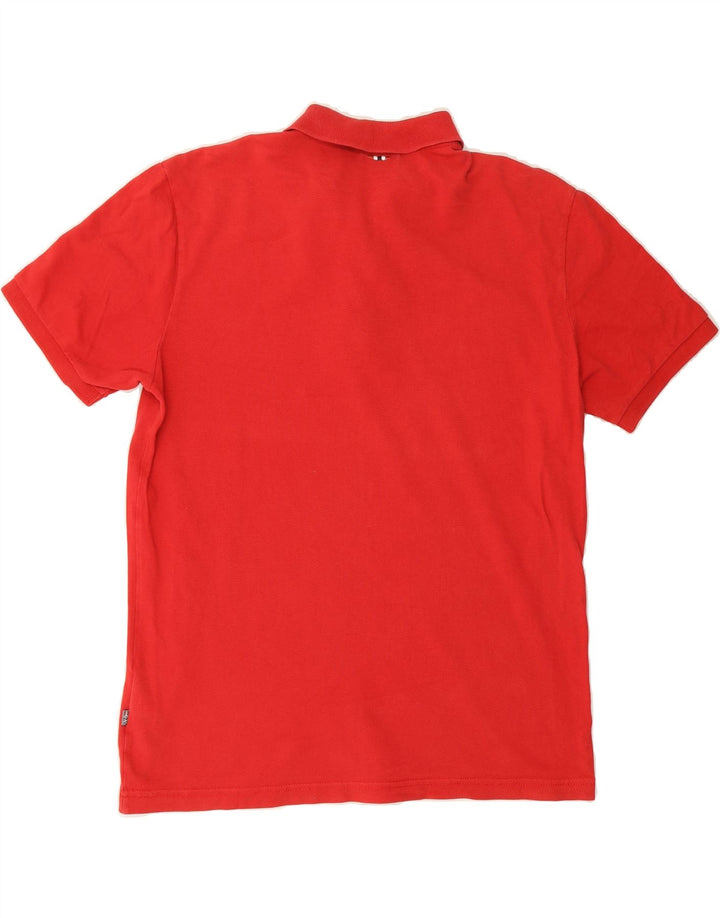 NAPAPIJRI Mens Polo Shirt Large Red Cotton Vintage Napapijri and Second-Hand Napapijri from Messina Hembry 