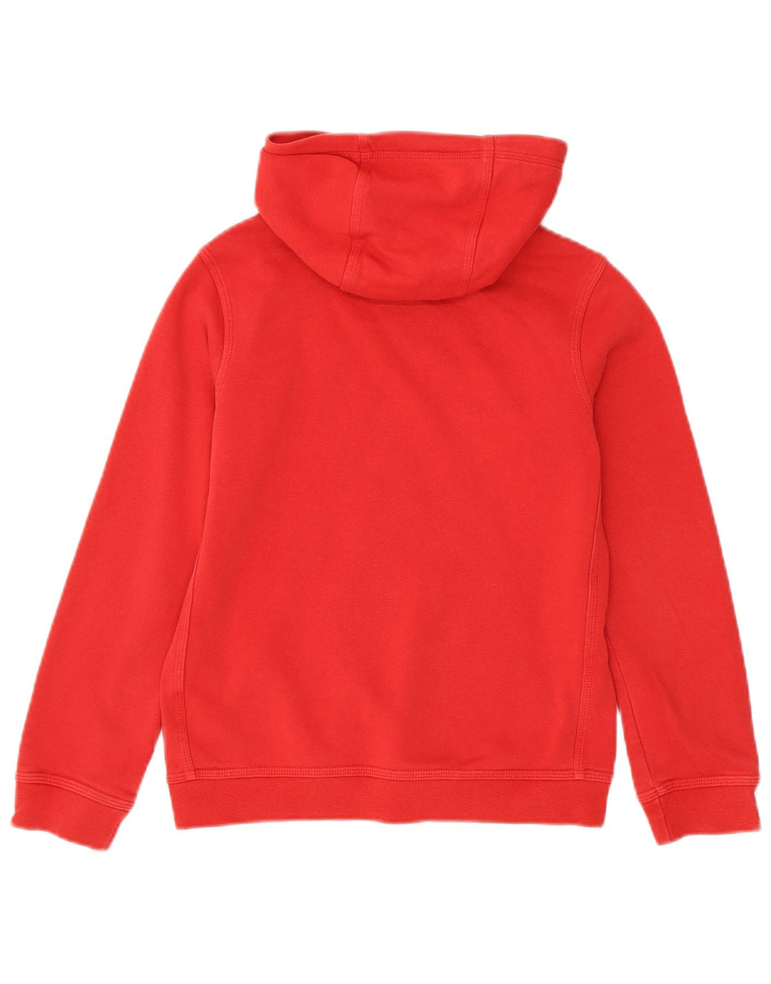 Nike Boys Hoodie Jumper 10-11 Years Medium Red Cotton