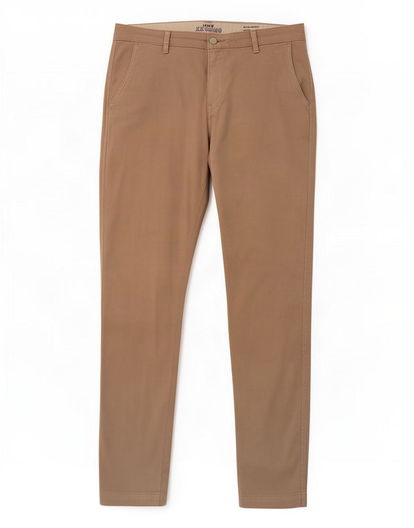 Levi's Mens Tapered Slim Chino Trousers W34 L34 Beige Cotton